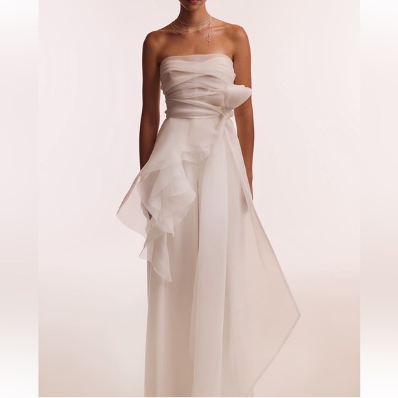 NWT Milla Dreamy Blouse with Meringue Flounces in White Midnight Walk - Size 12 - Picture 1 of 10